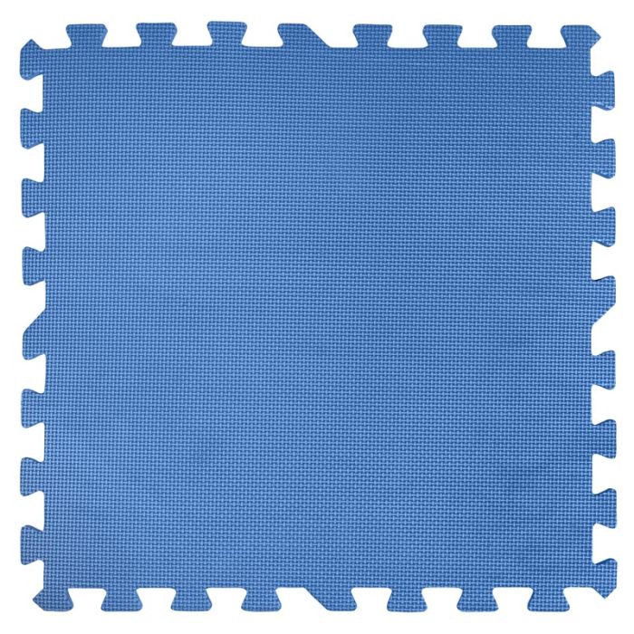 Rutschfeste Bodenschutzmatte für Schwimmbeckenböden 50 X 50 cm, blau (9 Stück)