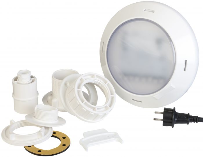 LED Poollampe PLWPB Weiss Poolleuchte für Holzpools & Compsite WPC Pools