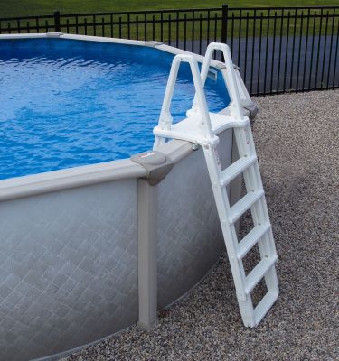 Interline Kunststoff A-frame Pool-Hochleiter, für Aufbau- und Einbau