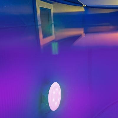 GRE LED - Projektor Mehrfarbig zur Befestigung an das Rückschlagventil