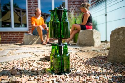 HopfenHöhle® - Das Original Flaschenkühler Bierkühler für den Garten