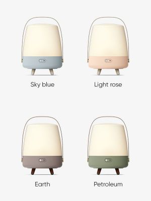 Kooduu Lite-up Play Bluetooth-Lautsprecher LED-Lampe erde